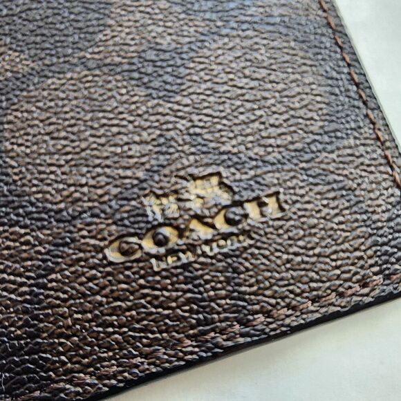 Coach Credit Card ID Lanyard Case Holder Signature C - Picture 3 of 3